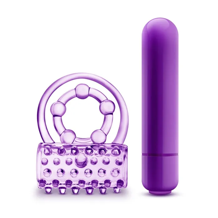 Play With Me the Player Vibrating Double Strap Ring Purple Blush Novelties Couples Play With Me the Player Vibrating Double Strap Ring Purple Blush Novelties Couples