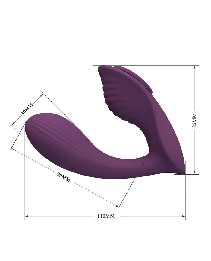 Pretty Love Franz Magnetic AppControlled Panty Vibe Purple Pretty Love Vibrators