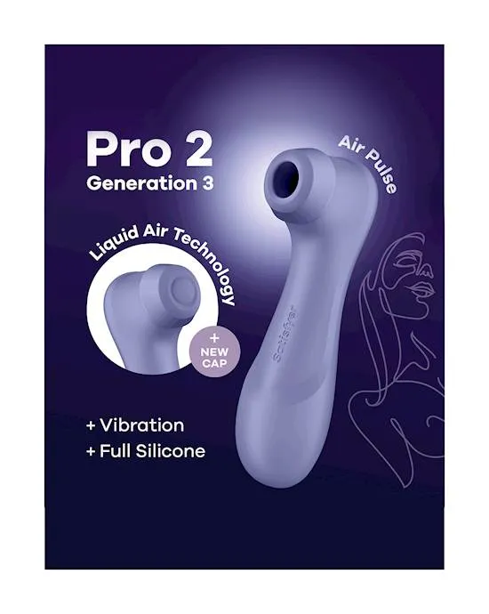 Satisfyer Pro 2 Generation 3 Liquid Air Technology Double Air Pluse Vibrator Satisfyer Vibrators