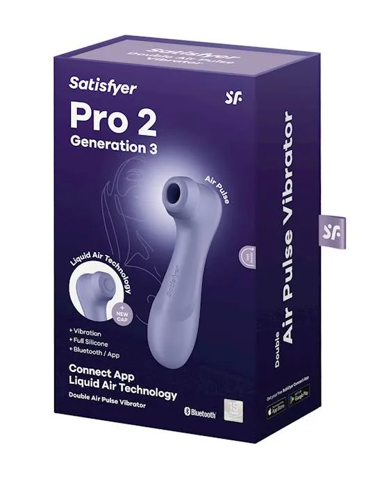 Satisfyer Pro 2 Generation 3 Liquid Air Technology Double Air Pluse Vibrator Satisfyer Vibrators