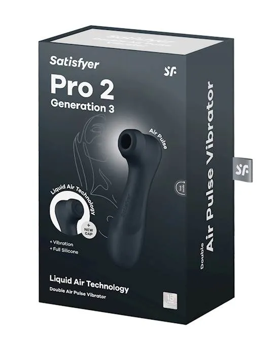 Satisfyer Pro 2 Generation 3 Liquid Air Technology Double Air Pluse Vibrator Satisfyer Vibrators