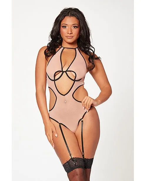 Seven til Midnight Teddies And Bodies Mesh Cut Out Halter Teddy One Size Fits Most Seven til Midnight Teddies And Bodies Mesh Cut Out Halter Teddy One Size Fits Most