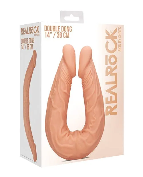 Shots America Dildos Shots REALROCK 14 Double Dong Flesh