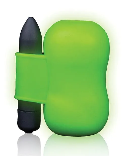 Shots America Male Sex Toys Shots Ouch Vibrating Masturbator Glow In The Dark