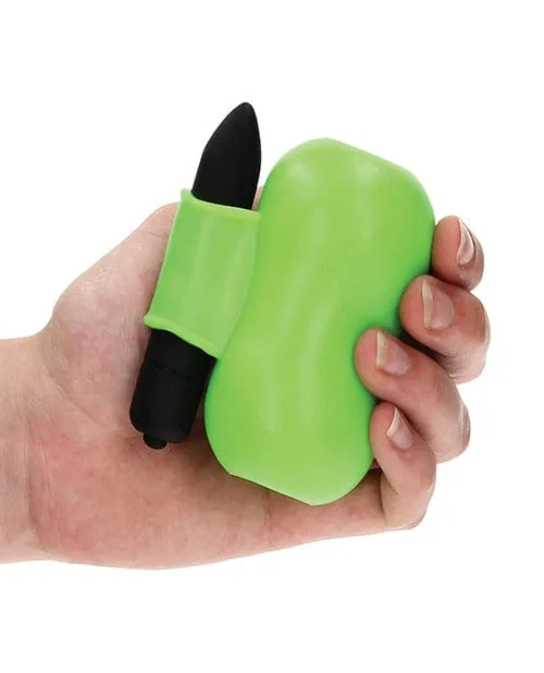 Shots America Male Sex Toys Shots Ouch Vibrating Masturbator Glow In The Dark
