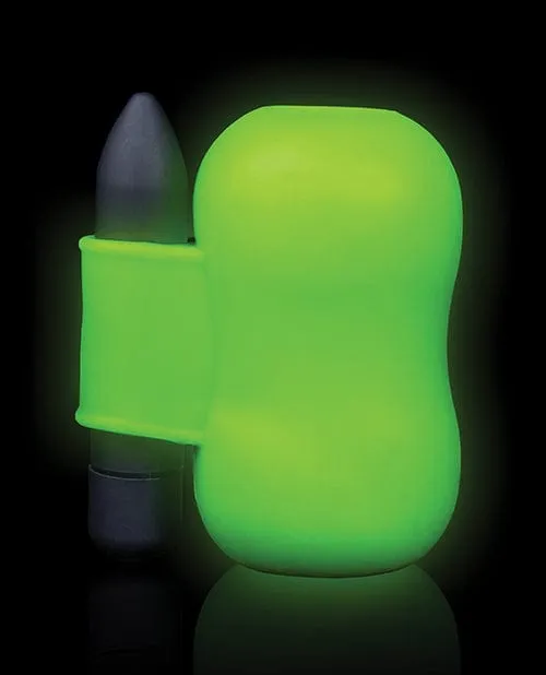 Shots America Male Sex Toys Shots Ouch Vibrating Masturbator Glow In The Dark