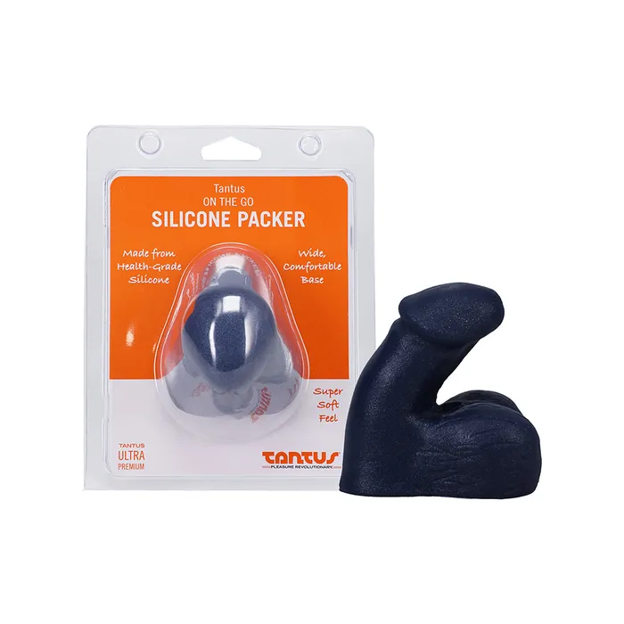 Tantus On The Go Silicone Packer Super Soft Sapphire Tantus Female Sex Toys
