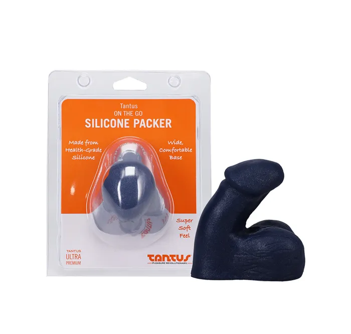 Tantus On The Go Silicone Packer Super Soft Sapphire Tantus Female Sex Toys