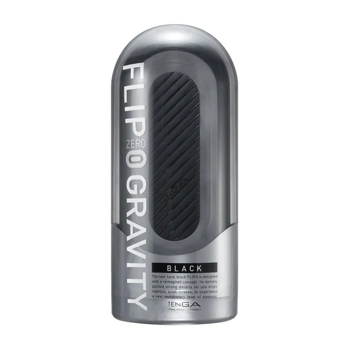 TENGA Male Sex Toys Tenga Flip Zero Gravity Reusable Masturbator Black