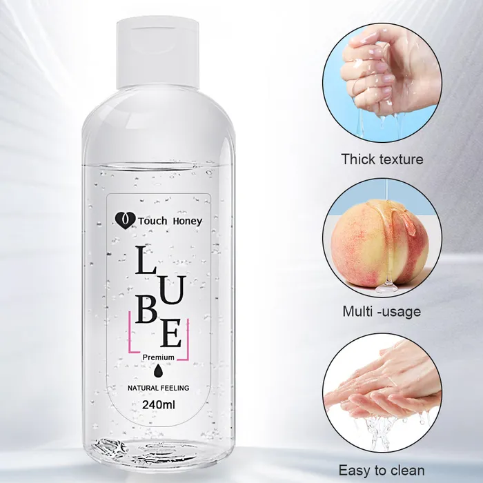 TouchHoney hyaluronic acid lube Waterbased Lubricant 240ml 85oz Touch Honey Lubricants