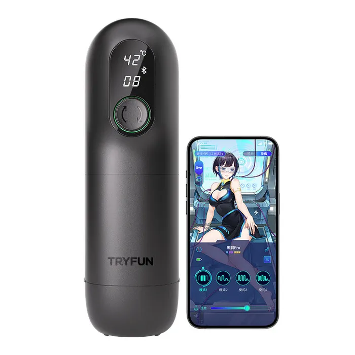 TRYFUN Male Sex Toys Tryfun Black hole pro fully automatic male masturbator APP TRYFUN Male Sex Toys Tryfun Black hole pro fully automatic male masturbator APP