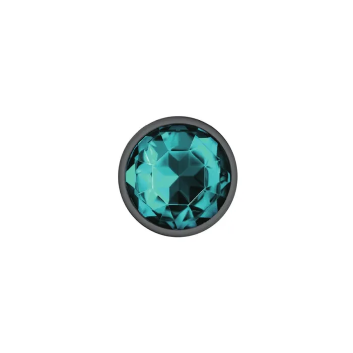 Viben Anal Cheeky Charms Gunmetal Metal Butt Plug Round Teal Small Viben Anal Cheeky Charms Gunmetal Metal Butt Plug Round Teal Small