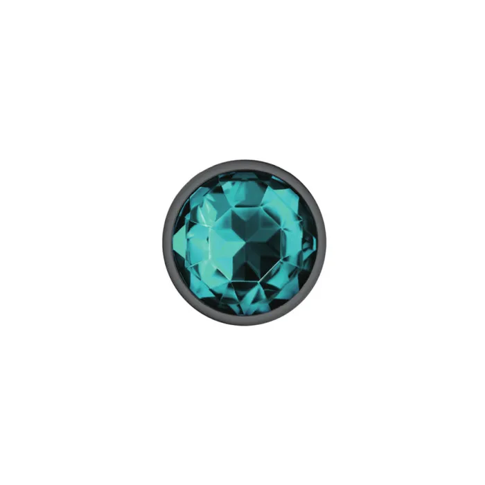Viben Anal Cheeky Charms Gunmetal Metal Butt Plug Round Teal Small Viben Anal Cheeky Charms Gunmetal Metal Butt Plug Round Teal Small