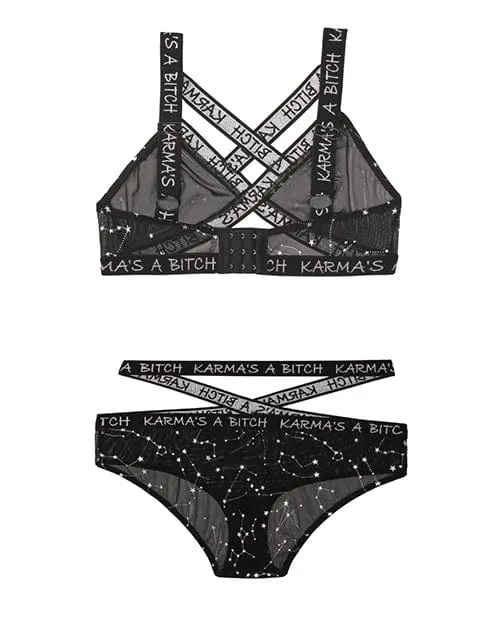 Vibes Karmas A Bitch Bralette Cutout Panty Fantasy Lingerie Vibrators Vibes Karmas A Bitch Bralette Cutout Panty Fantasy Lingerie Vibrators