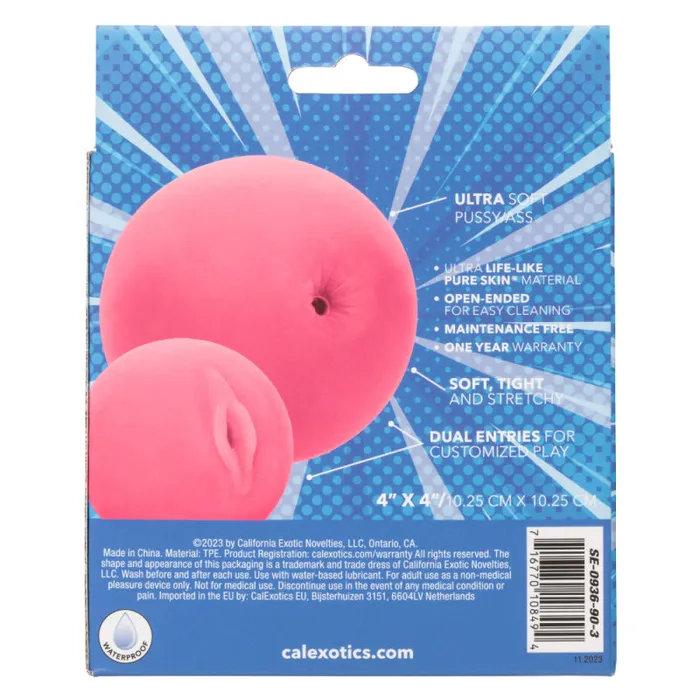 Vibrators Calexotics Pop Sock Pussy and Ass Pink