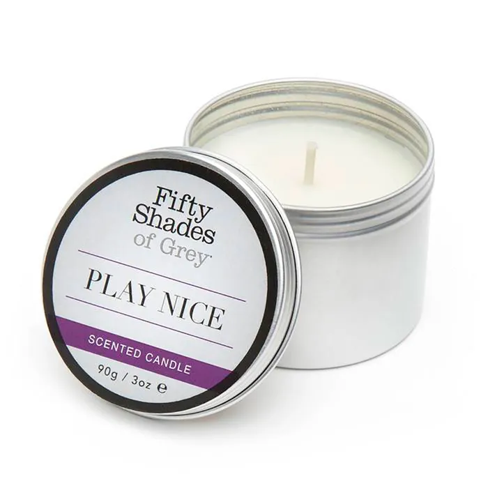 Vibrators Fifty Shades of Grey Fifty Shades Play Nice Vanilla Scented Candle 3oz Vibrators Fifty Shades of Grey Fifty Shades Play Nice Vanilla Scented Candle 3oz