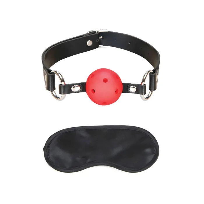 Vibrators Lux Fetish Breathable Ball Gag Red