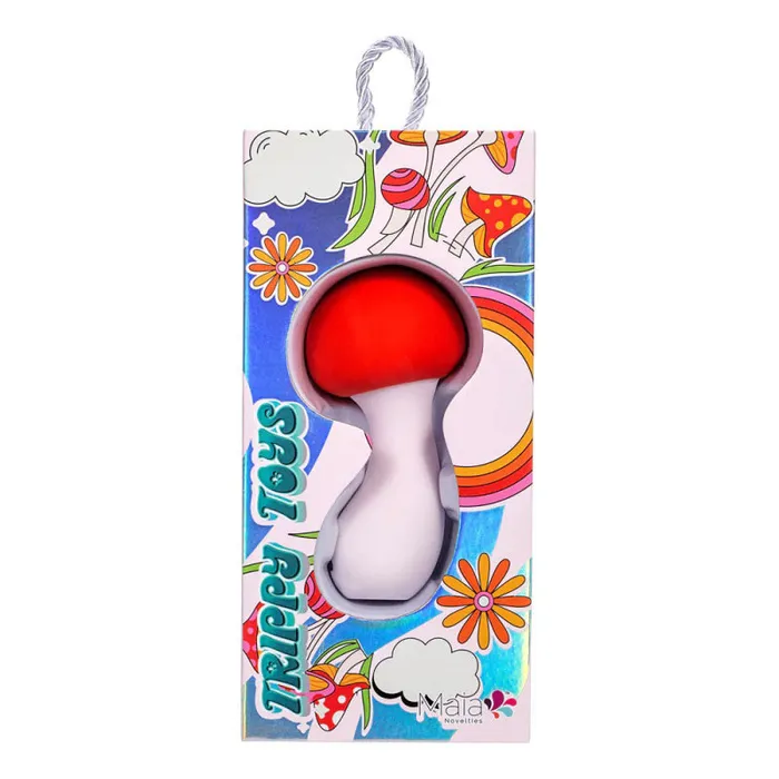 Vibrators Maia Toys Shroomie Rechargeble Mushroom Vibrator Red