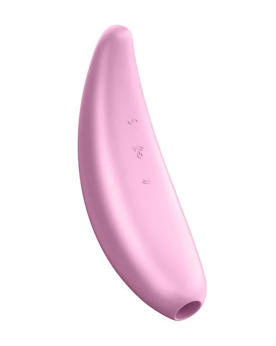 Vibrators Satisfyer Satisfyer Curvy 3 Clitoris Stimulating Vibrator Clitoral Sucking Connect App