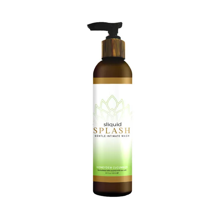 Vibrators Sliquid Sliquid Splash Intimate Wash Honeydew Cucumber 85 oz