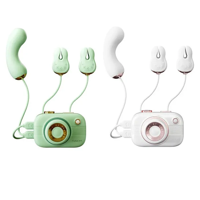 Vibrators SVAKOM SVAKOM Camera Sucking female Vibrator Breast Clamp APP