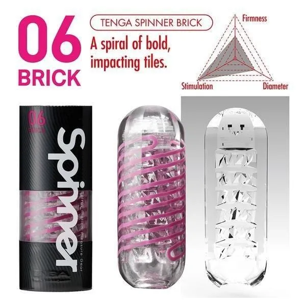 Vibrators Tenga Tenga Spinner 06 Brick