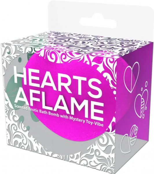 Vibrators The Pleasure Parlor Hearts Aflame Erotic Bath Bomb
