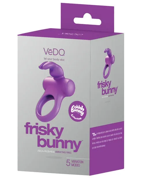 Vibrators VeDO VeDO Frisky Bunny Rechargeable Vibrating Ring