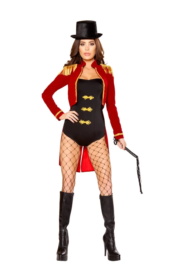 10093 4pc Sassy Ring Leader Roma Costume Male Sex Toys