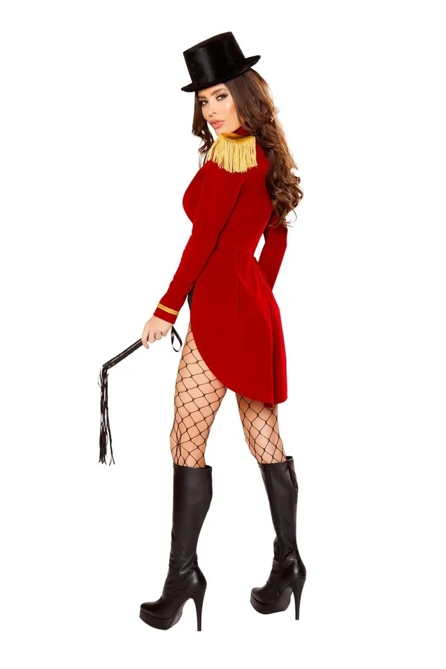 10093 4pc Sassy Ring Leader Roma Costume Male Sex Toys