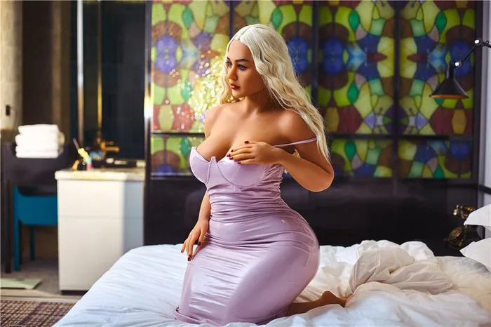 156cm5ft1 ECup Blonde Big Butt BBW Adult Sex Doll Julia Irontech Doll Male Sex Toys