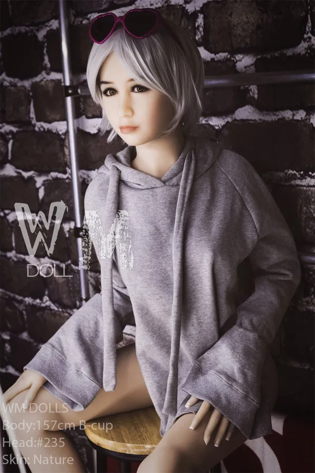 157cm5ft2 BCup Cute TPE Sex Doll with 235 Head WM Doll Male Sex Toys