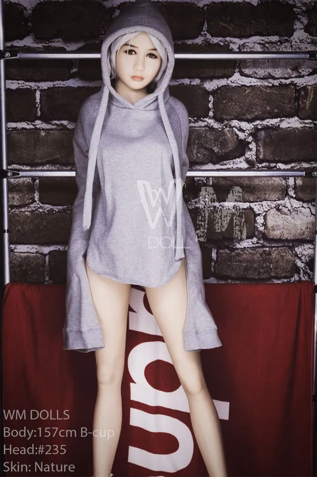 157cm5ft2 BCup Cute TPE Sex Doll with 235 Head WM Doll Male Sex Toys