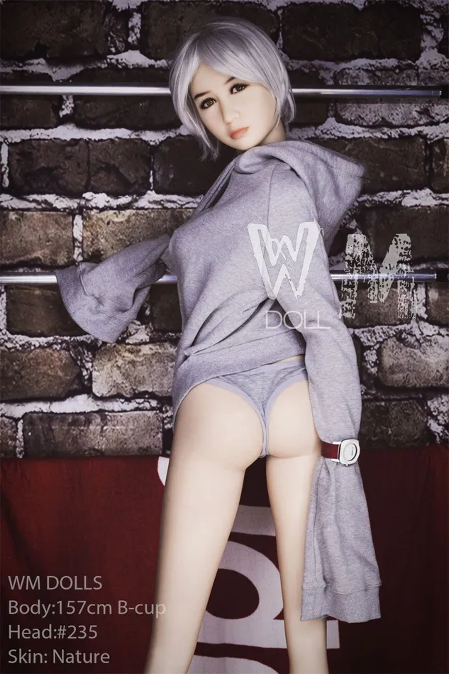 157cm5ft2 BCup Cute TPE Sex Doll with 235 Head WM Doll Male Sex Toys
