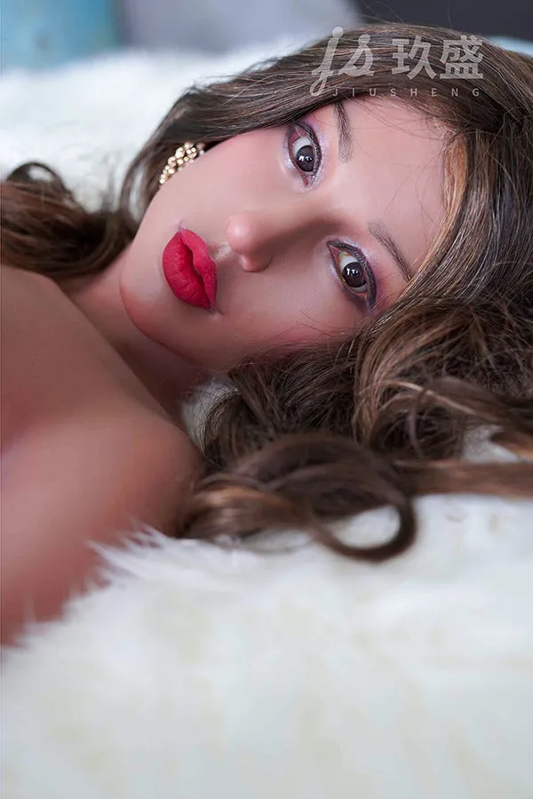 162cm5ft4 Ecup Silicone Head Sex Doll 28 Gina Jiusheng Doll Male Sex Toys