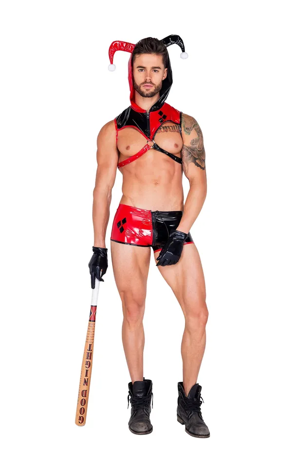 5058 2pc Nobodys Fool Jester Roma Costume Vibrators