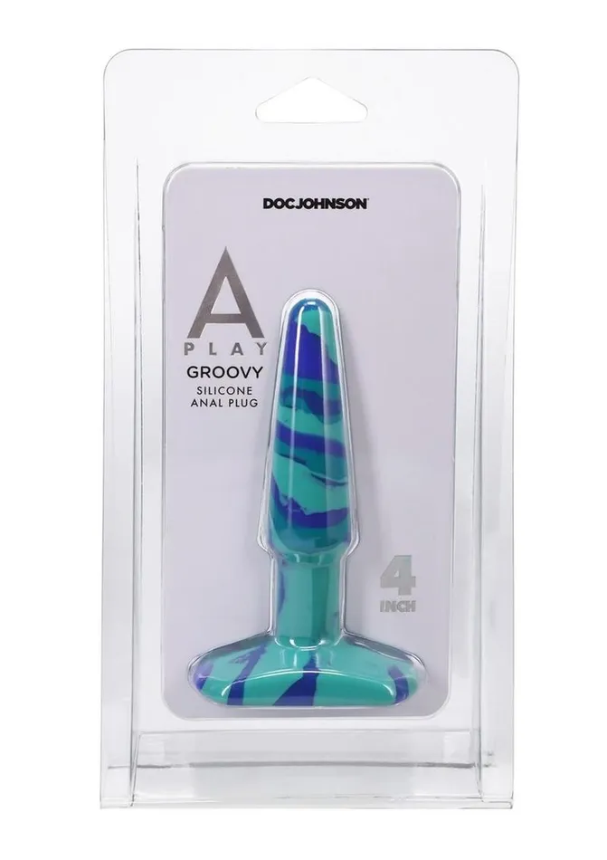 APlay Male Sex Toys APlay Groovy Silicone Anal Plug