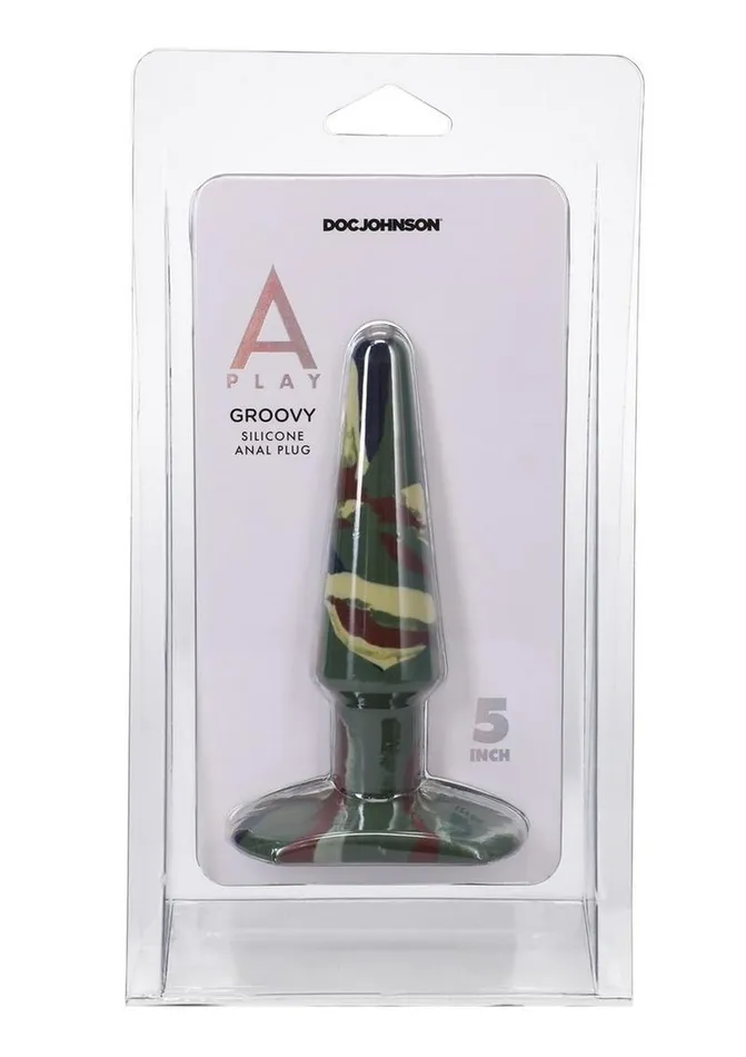 APlay Male Sex Toys APlay Groovy Silicone Anal Plug