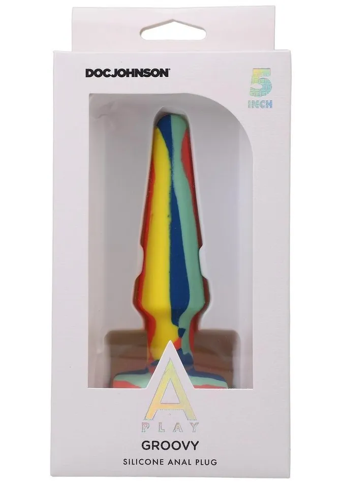 APlay Male Sex Toys APlay Groovy Silicone Anal Plug