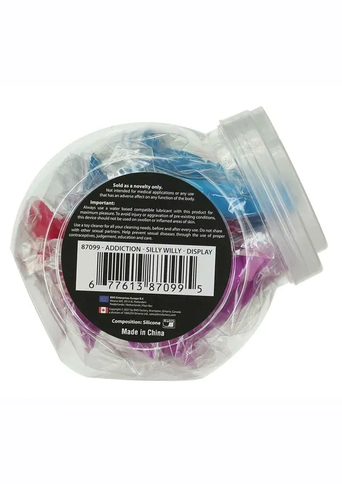 Addiction Silly Willy Silicone Mini Dongs Addiction Dildos