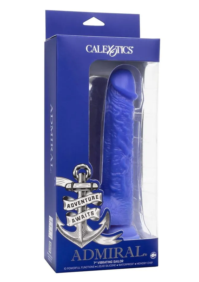 Admiral Vibrating Sailor Rechargeable Silicone Dildo Admiral Female Sex Toys