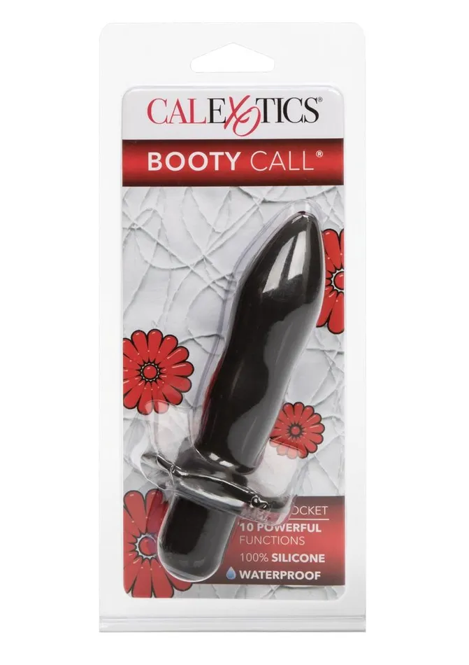 Anal Booty Call Booty Call Booty Rocket Silicone Vibrating Butt Plug