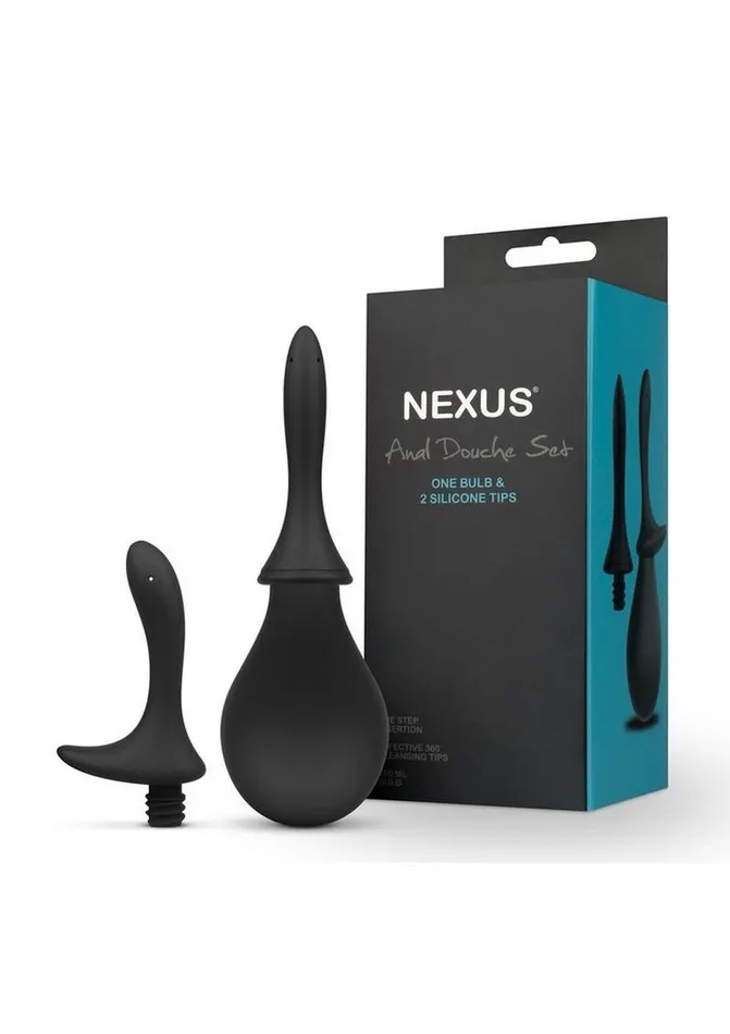 Anal Nexus Nexus Anal Douche Set with Silicone Tips