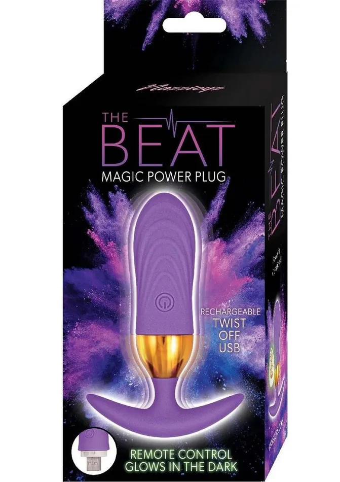 Anal The Beat The Beat Magic Power Rechargeable Silicone Plug