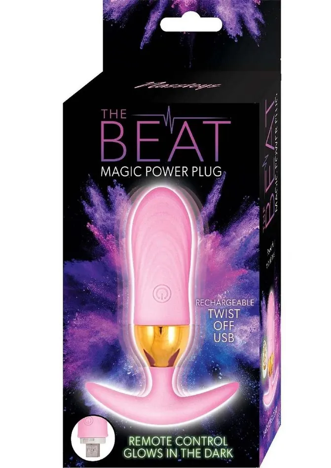 Anal The Beat The Beat Magic Power Rechargeable Silicone Plug