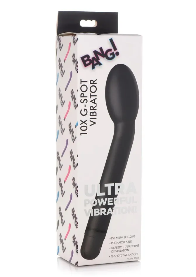 BANG Female Sex Toys Bang 10x Rechargeable Silicone GSpot Vibrator