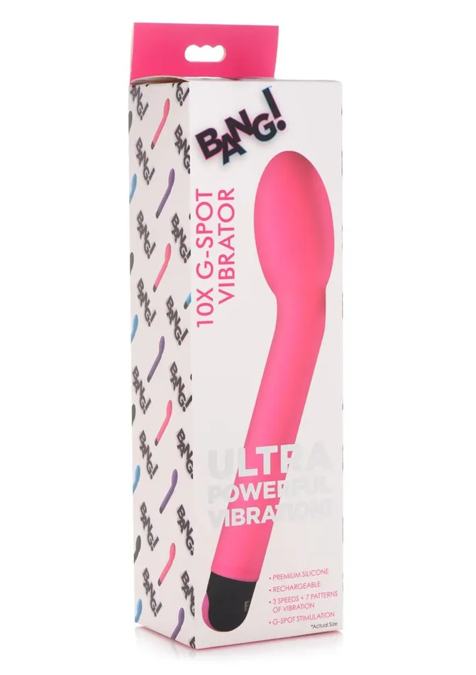 BANG Female Sex Toys Bang 10x Rechargeable Silicone GSpot Vibrator