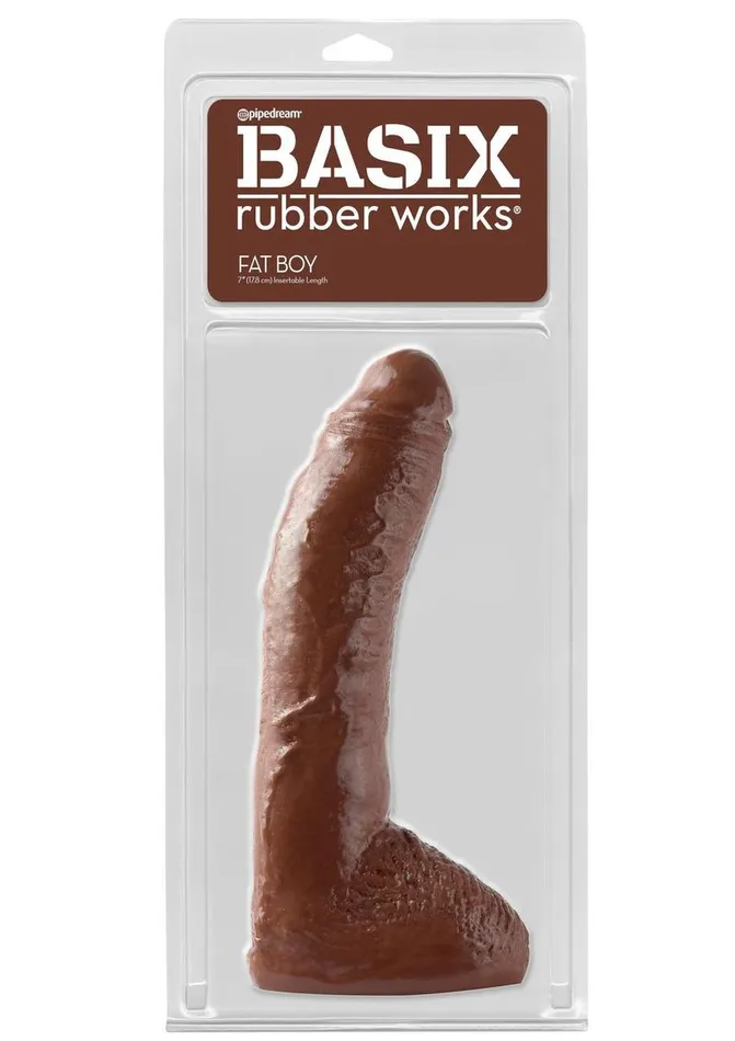 Basix Rubber Works Fat Boy Dong Basix Rubber Works Dildos