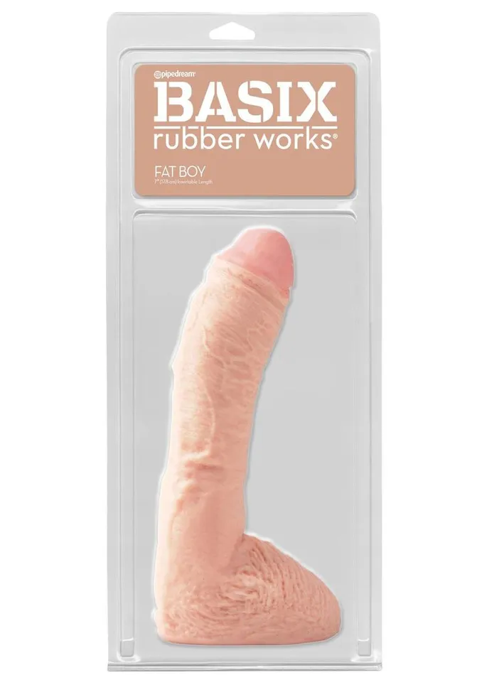 Basix Rubber Works Fat Boy Dong Basix Rubber Works Dildos