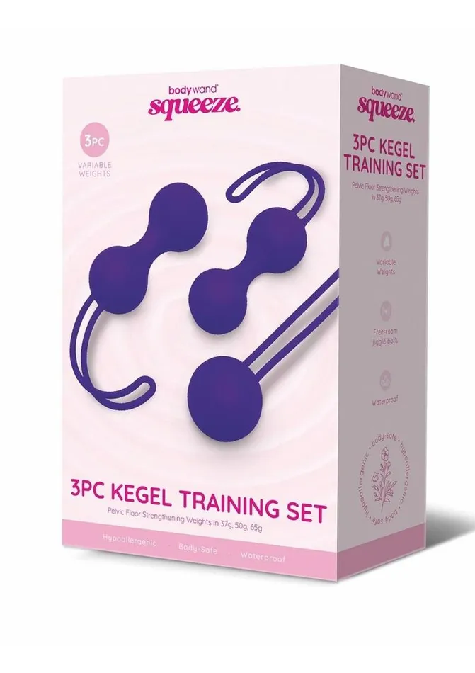 Bodywand Anal Bodywand Squeeze Silicone Kegal Training Set 3765g